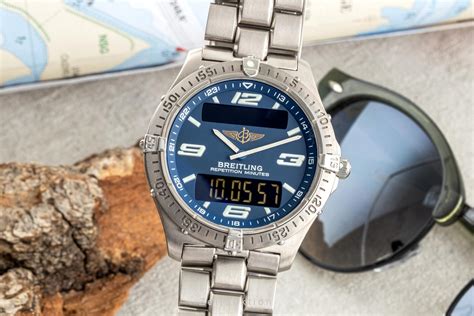 breitling aerospace titanium e65362|breitling chronograph.